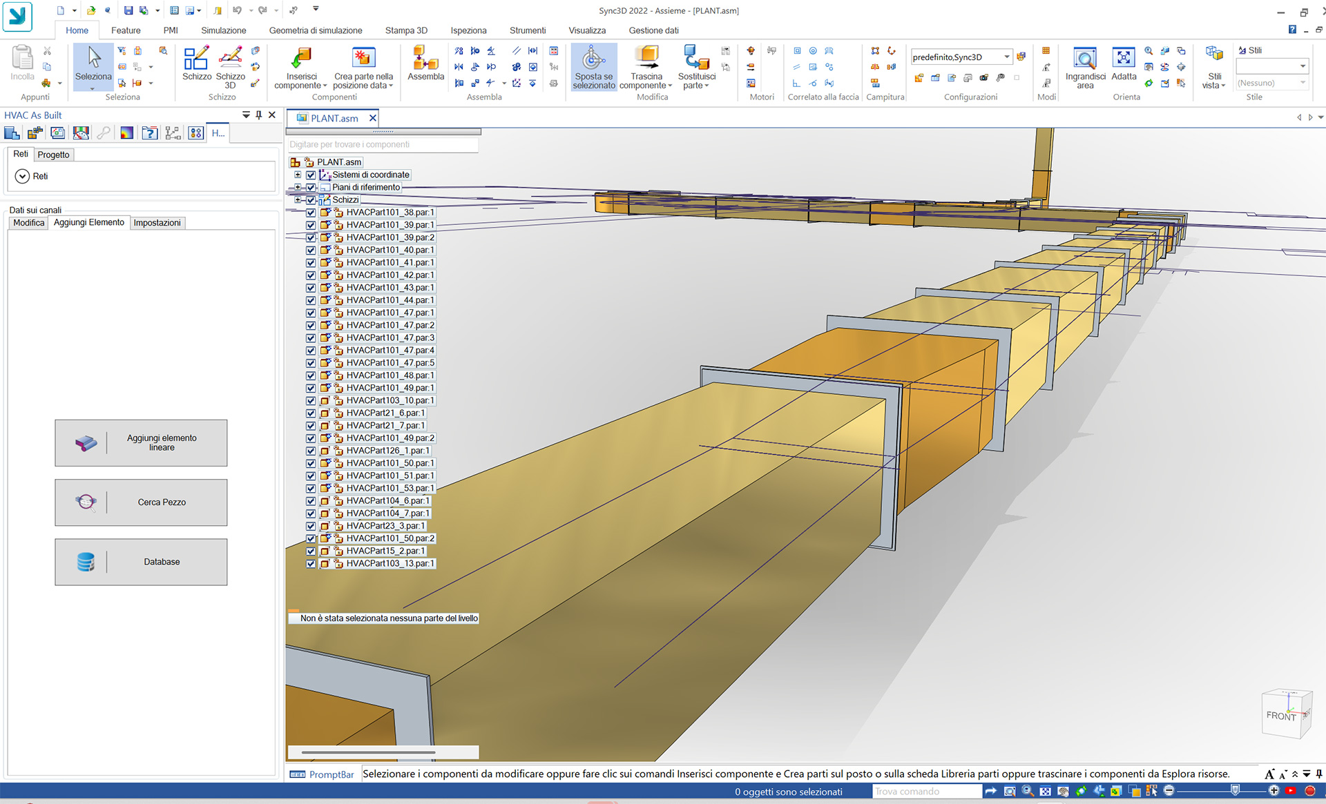 screen HVAC as Built software